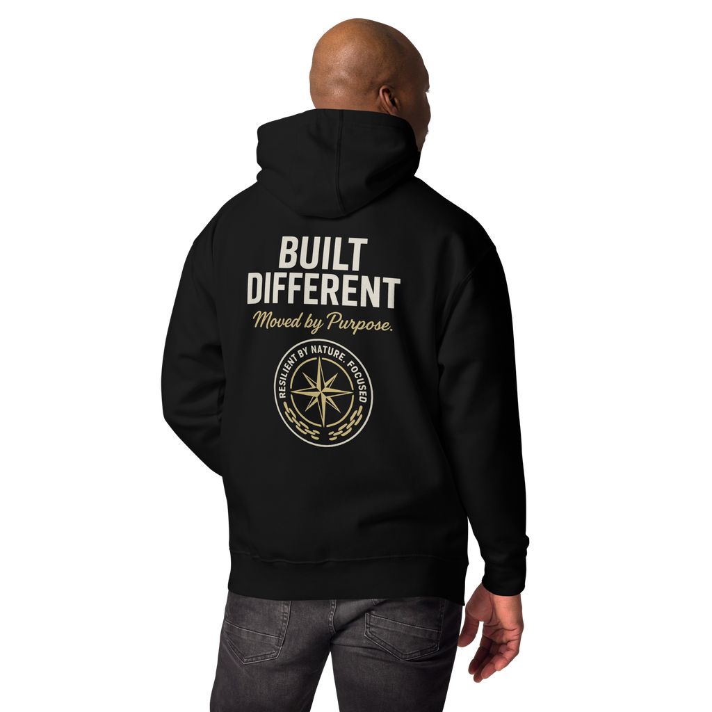 Built Different Moved by Purpose Hoodie