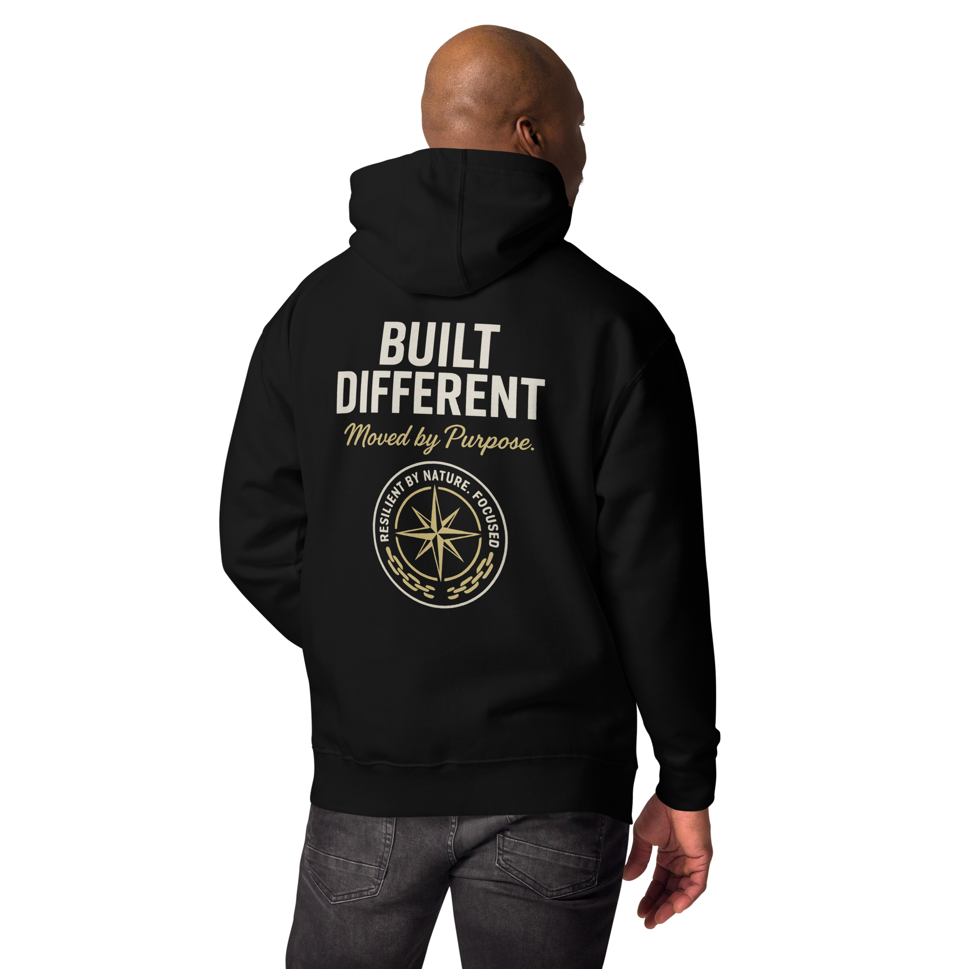 Built Different Moved by Purpose Hoodie