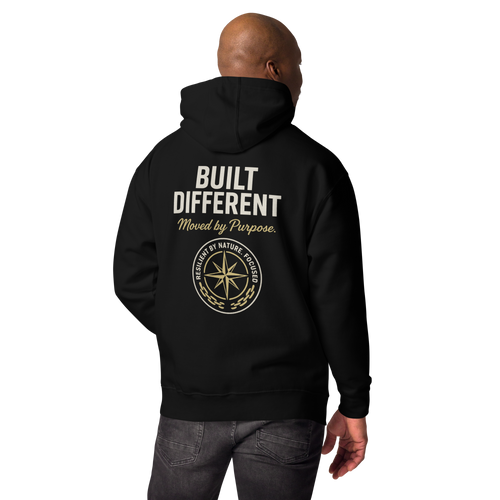 Built Different Moved by Purpose Hoodie