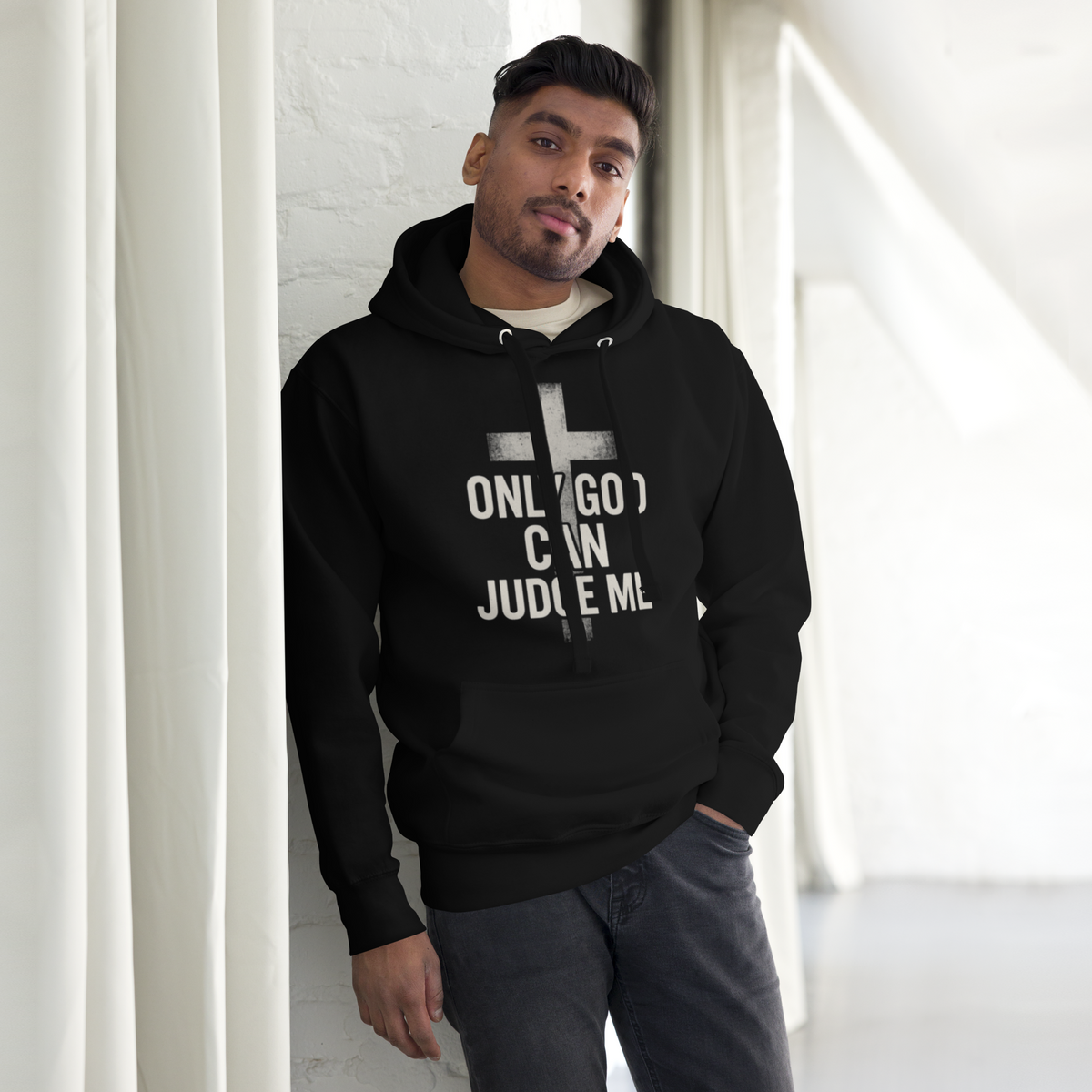 Only God Can Judge Me Hoodie – Faith Streetwear Unisex