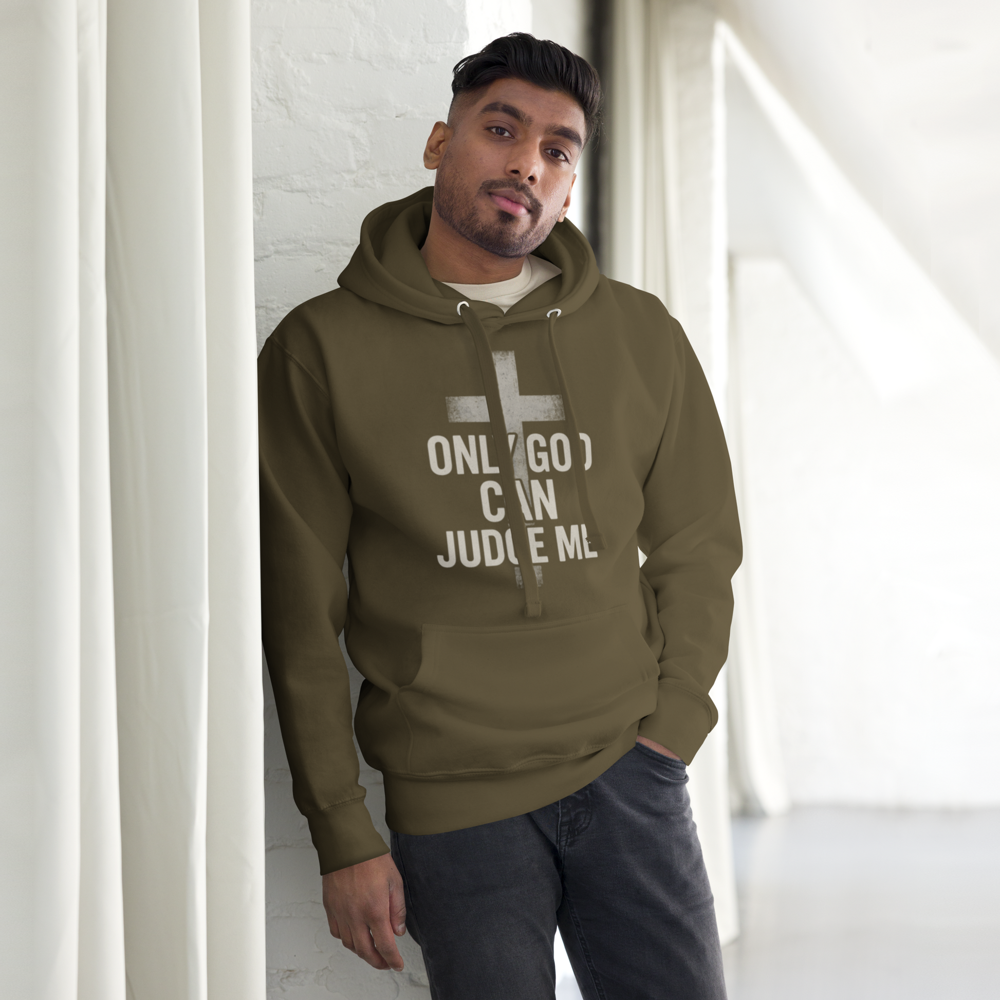 Only God Can Judge Me Hoodie – Faith Streetwear Unisex